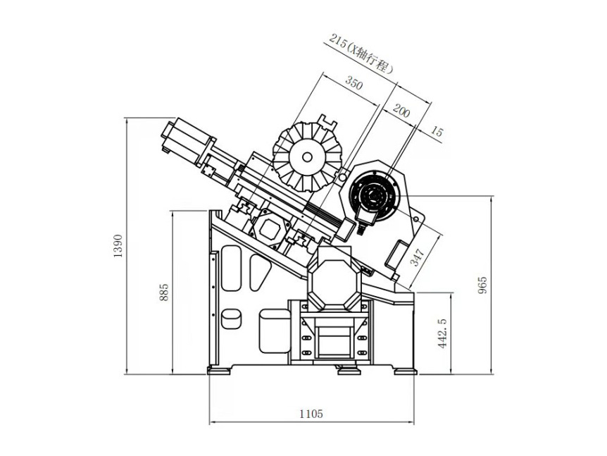 线轨斜床身数控车床CN-X305