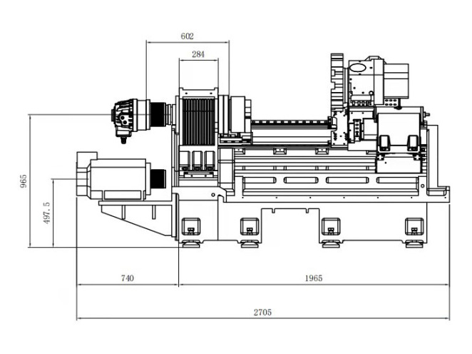 线轨斜床身数控车床CN-X305