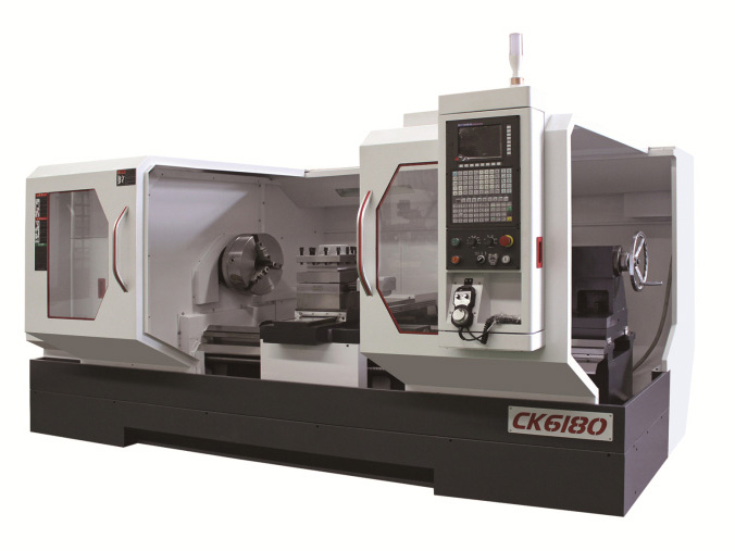 机械三档车头箱型数控车床CK6180